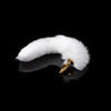 Luxury Faux Fox Fur Anal Plug — Zinc Alloy